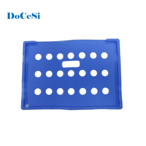 Case de protection en silicone souple bleu pour ordinateur